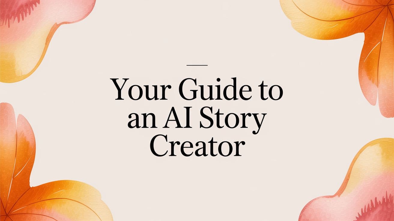 Your Guide to an AI Story Creator