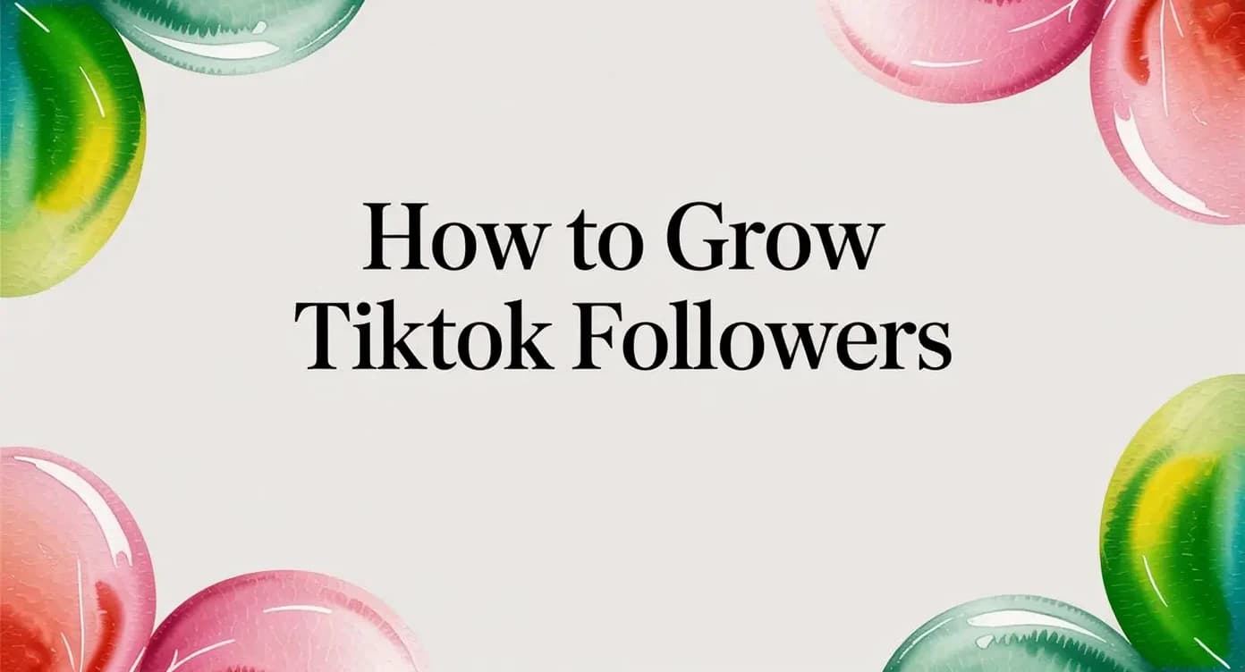 How to Grow TikTok Followers in 2026