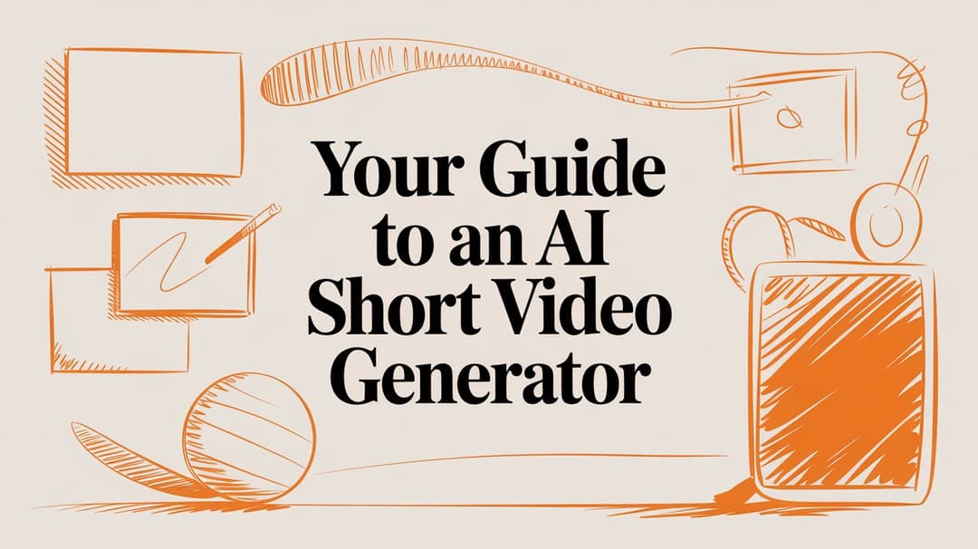 Your Guide to an AI Short Video Generator