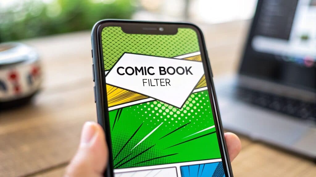 How to Use a Comic Book Filter to Create Viral Videos
